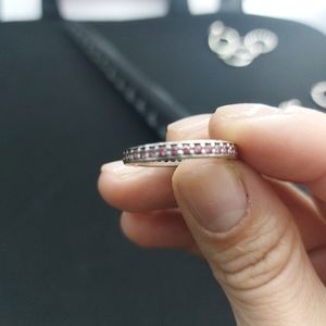 Pandora pink band ring
